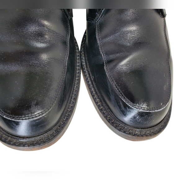 Allen Edmonds Halsted Monk Strap Dress Shoes Mens 10.5 D Medium Black Leather - Picture 4 of 12